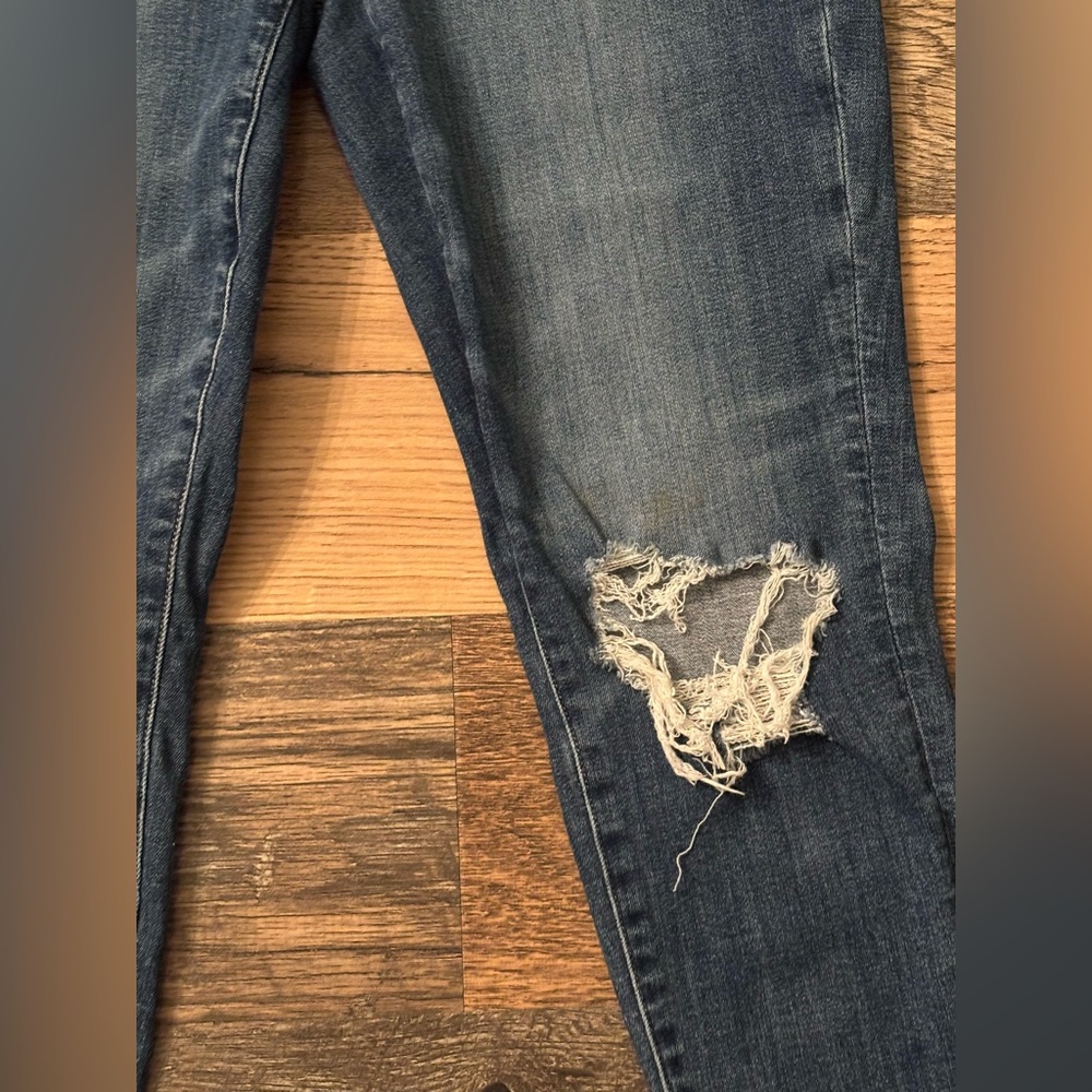 American Eagle Next Level Stretch Super Hi-Rise Jegging Jeans Sz4 Short Curvy - Picture 8 of 8
